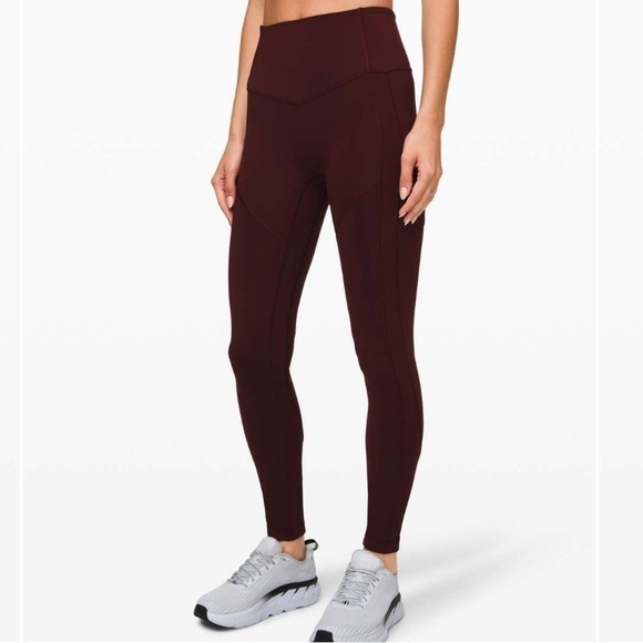 Sz2 Lululemon All The Right Places Pant II in Garnet VGUC - Picture 1 of 11